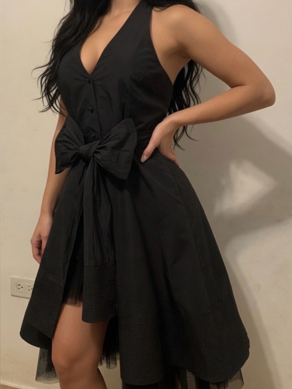 BCBG Maxazria Halter evening dress